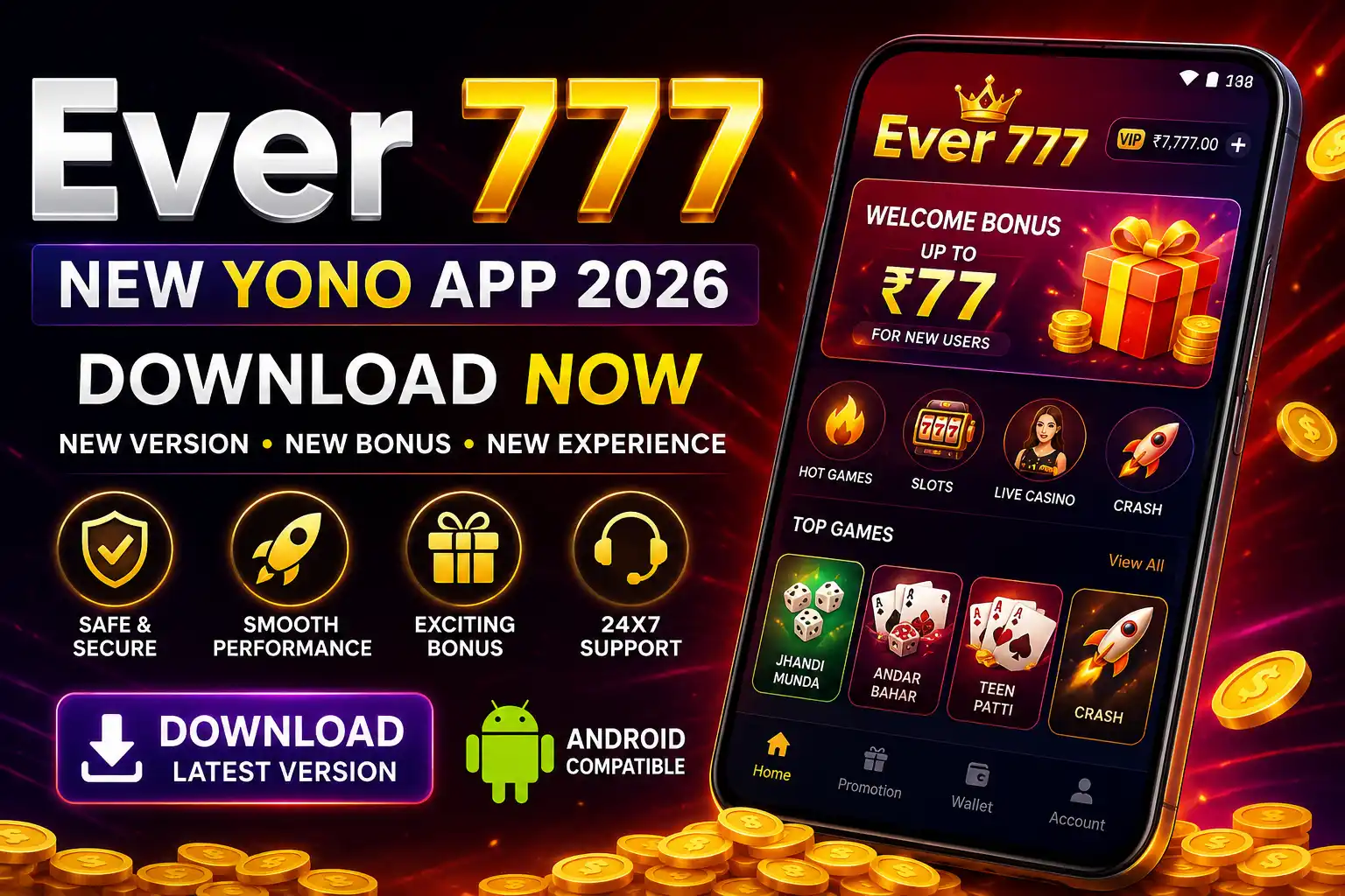Ever 777 Download 2026 – New Ever 777 App | Ever 777 Bonus & Latest Version